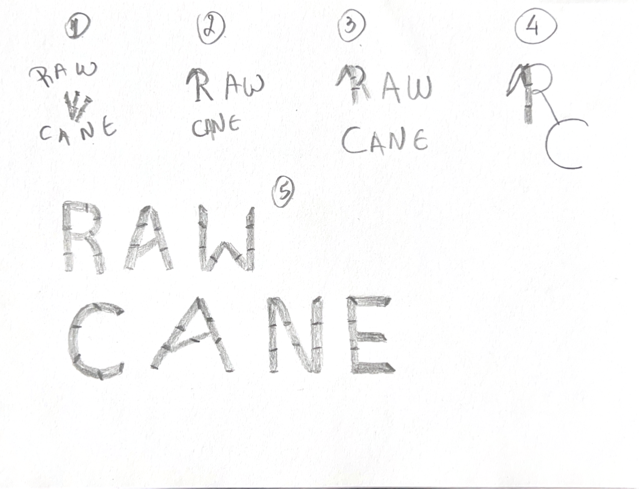 Logo exploration sketches
